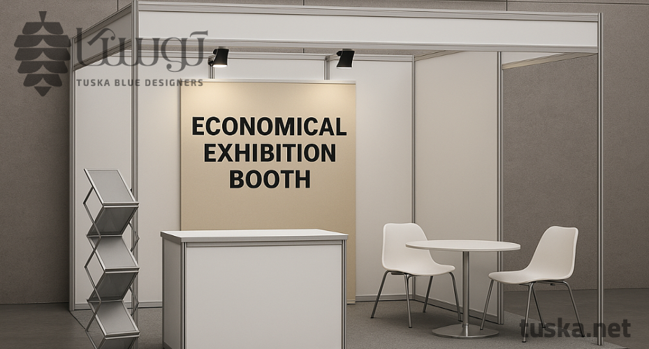طراحی غرفه نمایشگاهی اقتصادی و ارزان قیمت