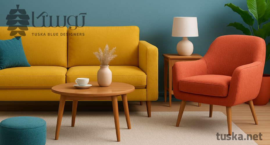 مبلمان خانگی شیک و راحت برای فضای مدرن