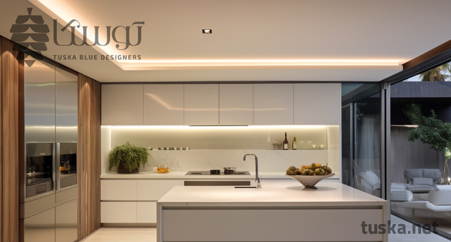 مدل کناف سقف آشپزخانه ساده و شیک